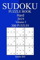 300 Hard Sudoku Puzzle Book 2019 172425040X Book Cover
