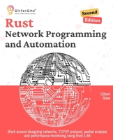 Rust for Network Programming and Automation, Second Edition: Work around designing networks, TCP/IP protocol, packet analysis and performance monitoring using Rust 1.68 8119177347 Book Cover