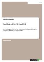 Der Haftbefehl-Fall des IGH 3638791459 Book Cover