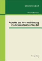 Aspekte der Personalführung im demografischen Wandel 3656276277 Book Cover
