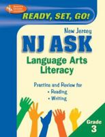NJ ASK Language Arts Literacy Grade 3 (REA) - Ready, Set, Go! New Jersey ASK, Grade 3, English Lan (Test Preps) 0738602825 Book Cover