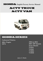 Honda Acty English Factory Service Manual 0557027993 Book Cover
