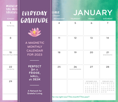 Everyday Gratitude: A Magnetic Monthly Wall Calendar 2023: Perfect for a Fridge, Wall or Desk 1523516364 Book Cover
