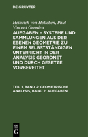 Geometrische Analysis, Band 2: Aufgaben 3112411390 Book Cover