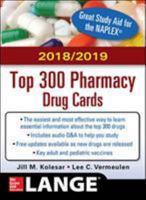 McGraw-Hill's 2018/2019 Top 300 Pharmacy Drug Cards 1260108848 Book Cover