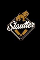 Slautter: Otter Pun Notebook 6x9 Dotgrid Funny Slaugtherer & Butcher Gifts Otter Lover Gifts For Halloween & Birthday 1077212798 Book Cover