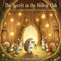 The Secret in the Hollow Oak A Story of Faith, Friendship & a Very Brave Hedgehog B0GSMZ693Q Book Cover