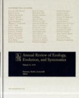 Annual Review of Ecology, Evolution and Systematics V41 0824314417 Book Cover