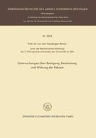 Untersuchungen Uber Reinigung, Bestimmung Und Wirkung Der Relaxin 3531023047 Book Cover