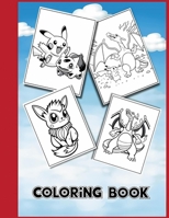 Pokemon Coloring Book: Amazing Fun Coloring Adventures for Kids 4664832141 Book Cover