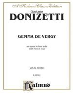 Gemma Di Vergy: Tragedia Lirica In 2 Atti... 1275647634 Book Cover