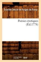 Poésies érotiques 2012763057 Book Cover