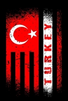 T�rkei Flaggen Notizbuch: Sch�nes T�rkei Flaggen Vintage Notizbuch mit 120 karierten Seiten im A5 Format 167723539X Book Cover