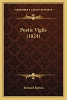 Poetic Vigils 0469696877 Book Cover