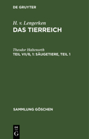 Säugetiere, Teil 1 3112416457 Book Cover