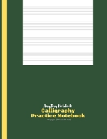 Calligraphy Practice Book AmyTmy Notebook 140 pages 7.44 x 9.69 inch Matte Cover 1651090157 Book Cover