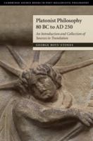 Platonist Philosophy 80 BC to AD 250 0521547393 Book Cover