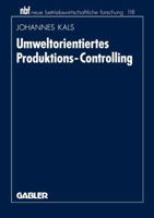Umweltorientiertes Produktions-Controlling 3409160191 Book Cover