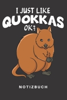 Notizbuch: Notizbuch | Notizheft | Schreibbuch | 110 Seiten | Liniert | Linien | DIN A5 |Quokka | Kurzschwanzkänguru | Känguru | Beuteltier | Nagetier ... Like Quokkas Ok? | Spruch (German Edition) 1675555079 Book Cover