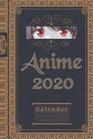 Anime 2020 Calendar: Calendar, Planner, including a Bullet Grid Notes section. Bonus: 2020 + 2021 year overview calendar, 6x9 inch, Creme Paper, 120 Pages 1703403002 Book Cover