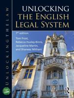 Unlocking the English Legal System 1032204575 Book Cover