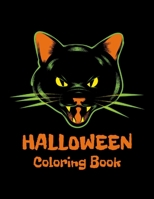 Halloween Coloring Book: Coloring Toy Gifts for Toddlers, Kids, Children or Adult Relaxtion Cute Easy and Relaxing Large Print Birthday Gifts 1702449092 Book Cover