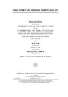 Child Interstate Abortion Notification Act 1670785548 Book Cover