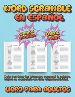 Word Scramble en español B0C7T1V27G Book Cover