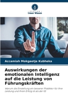 Auswirkungen der emotionalen Intelligenz auf die Leistung von Führungskräften (German Edition) 6207884981 Book Cover