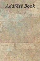 Large Print Address Book : Vintage Map of Illinois Area, 5. 5 X 8. 5 Inch, Organize Family, Friends and Contacts in One Convenient Place, Ideal for Geography Teachers and Those Who Love Illinois 1790780489 Book Cover