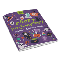 Happy Halloween Sticker Activity Book 1923286870 Book Cover