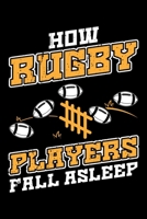How Rugby Fall Asleep: Lined A5 Notebook for How Fall Asleep Journal 1701894807 Book Cover