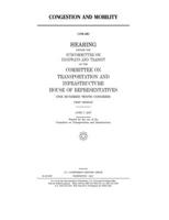 Congestion and mobility 165352202X Book Cover