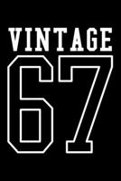 Vintage: Dot Grid Journal, Diary, Notebook, 6x9 inches with 120 Pages. 1708137955 Book Cover