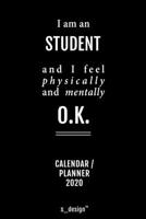 Calendar 2020 for Students / Student: Weekly Planner / Diary / Journal for the whole year. Space for Notes, Journal Writing, Event Planning, Quotes and Memories 1676079459 Book Cover