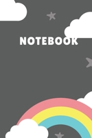 Notebook: Beautiful Lined Notebook, 6" x 9" for Students, Kids & Teens for Writing and Records. Cute Diary. 120 white pages. 1691336157 Book Cover