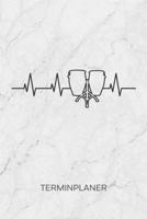TERMINPLANER: Bongotrommler Kalender Bongo spielen Terminkalender - Bongospieler Herz Wochenplaner Heartbeat Bongos Wochenplanung Musikinstrumente ... Musik To-Do Liste Termine (German Edition) 1672482720 Book Cover