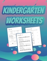 Kindergarten Worksheets: Preparing for Kindergarten Worksheets B08W7DMSYP Book Cover