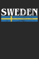 Notebook: Sweden Gift Dot Grid 6x9 120 Pages 1692492543 Book Cover