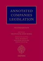 Annotated Companies Legislation 0199652694 Book Cover