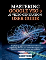 Mastering Google VEO 3 AI Video Generation User Guide: Step-by-Step Approaches with Creative Prompt Engineering, Pro Tips, and Troubleshooting for Tech Enthusiasts, Content Creators, and Marketers B0FDWH7XZB Book Cover