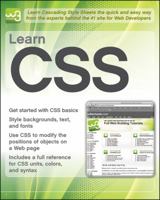 Learn CSS with w3schools 0470611928 Book Cover