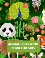 Animals Coloring Book for Kids: Abc Alphabet Animal Coloring Book for Kids B08B33M1BP Book Cover