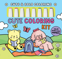 Cute Coloring Kit with Markers 1638547017 Book Cover