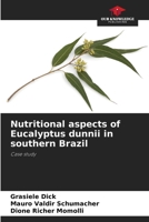 Nutritional aspects of Eucalyptus dunnii in southern Brazil 6209442412 Book Cover