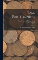 Task Partitioning: An Innovation Process Variable 1016615108 Book Cover