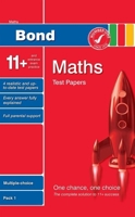 Bond 11+ Test Papers in Maths: Multiple Choice (Bond Assessment Papers): Multiple Choice (Bond Assessment Papers) 0748784829 Book Cover