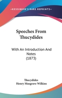 Speeches from Thucydides; 1437109098 Book Cover