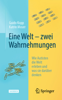 Eine Welt – zwei Wahrnehmungen: Wie Autisten die Welt erleben und was sie darüber denken (German Edition) 3662606933 Book Cover