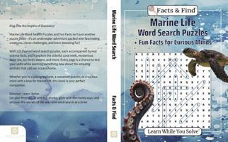 Marine Life Word Search Puzzles: + Fun Facts for Curious Minds (Wildlife Around the Globe) B0FRZ9LDBL Book Cover